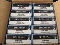 200 Rounds Federal Power-Shok 150 Gr SP .308 Win Img-3