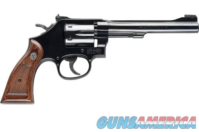 Smith &amp; Wesson Model 17 Masterpiece 6" Blued .22 LR 6 Rounds 150477