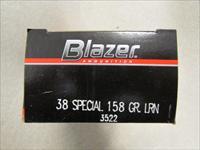 1000 Rounds CCI Blazer 158 Gr LRN .38 Special Img-3
