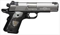 Browning 1911-380 Black Label .380 ACP 4.25" Pearl Grips 051958492