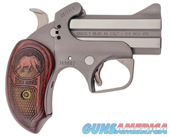 Bond Arms Grizzly .45 LC / .410 Bore 3" Stainless with Holster BAGR