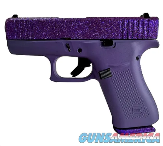Glock G43X Voodoo Glitter Gunz 9mm Luger 3.41" PX4350201VOGG