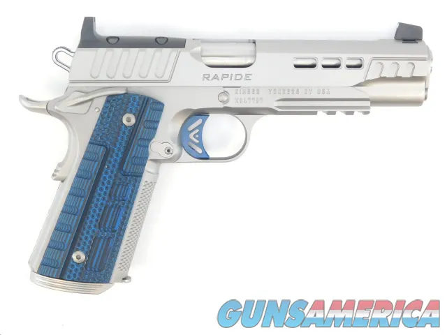 Kimber RAPIDE Ice Optics Ready 9mm Luger 5" Silver 9 Rds 3000455
