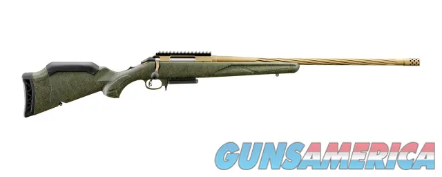 Ruger American Gen II Predator .243 Win 22" Burnt Bronze / Green Splatter 46933