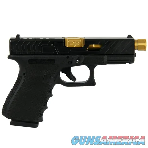 Glock G19 Gen 3 Chainmail Bear Cut 9mm 4.6" Zaffari Gold 15 Rds UI19502CMSBEAR2