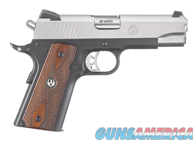 Ruger SR1911 Commander-Style .45 ACP 4.25" Black / Stainless 7 Rds 6711