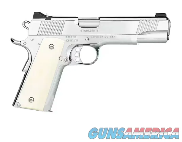 Kimber 1911 Stainless II High Polished .38 Super 5" 9 Rounds 3200397
