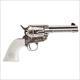 Cimarron Texas Ranger .45 LC Nickel Engraved 4.75" PP410LNTXR 