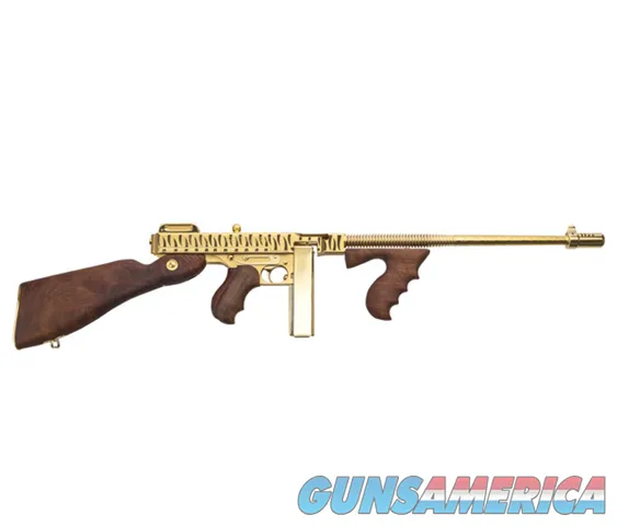 Auto Ordnance 1927A-1 Deluxe Carbine .45 ACP Titanium Gold Tiger Stripe T150DTGTS