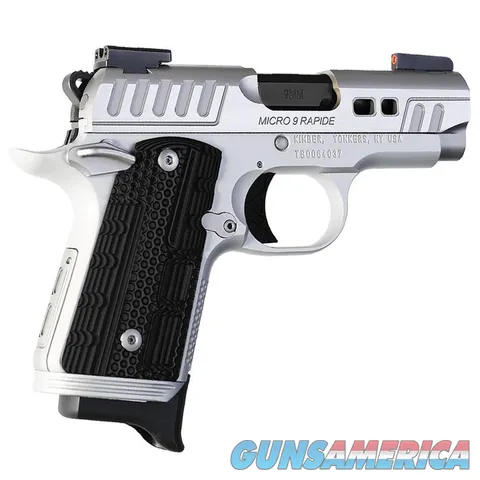 Kimber Micro 9 Rapide Frost 9mm Luber 3.15" 7 Rds Silver NS 3300237