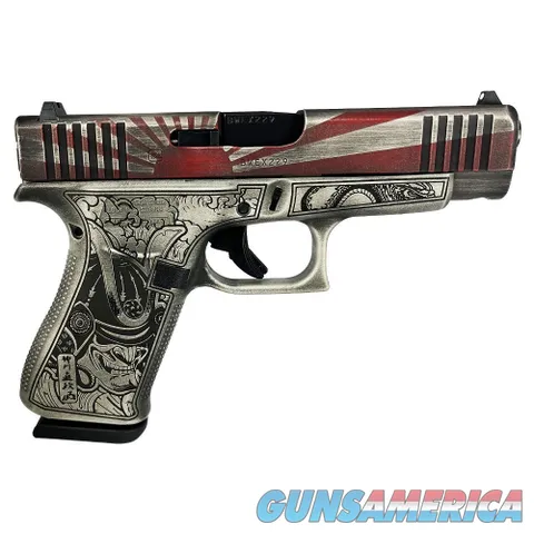 Glock G48 Rising Sun Bushido Battle Worn 9mm 4.17" PA4850201RSBSBW