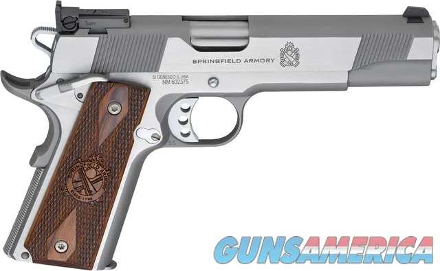 Springfield Armory 1911 Loaded Target CA Approved 9mm 5" Stainless PI9134LCA