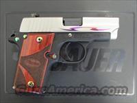 Sig Sauer P238 Rainbow/Nickel Tribal .380 ACP 238-380-NSS-TRIBAL-CRG