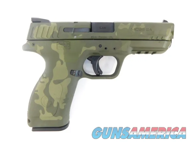 EAA Girsan MC28SA Trade Show Gun 9mm Luger 4.25" Green Camo Z390100