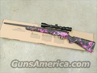 Savage Model 93R17 Muddy Girl Pink Camo with Scope .17 HMR