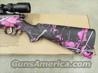 Savage Model 93R17 Muddy Girl Pink Camo with Scope .17 HMR