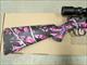 Savage Model 93R17 Muddy Girl Pink Camo with Scope .17 HMR