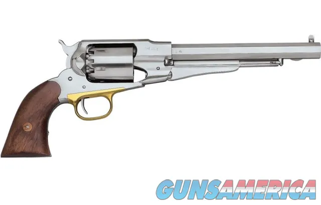 Uberti 1858 New Army Stainless Black Powder Revolver .44 Caliber 8" 341020