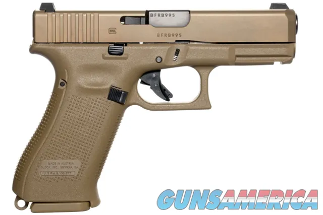 Glock G19X Gen5 9mm Luger Coyote Tan 4.02" PX1950703