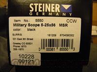 STEINER MILITARY SCOPE 5-25X56 MSR 5550 Img-2