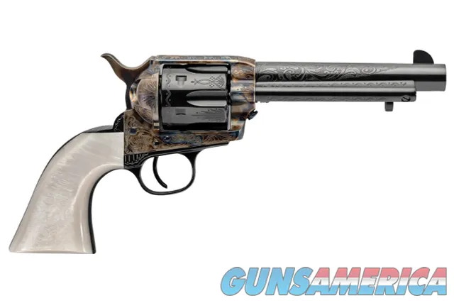 Uberti 1873 Outlaws &amp; Lawmen Dalton .45 Colt 5.5" Engraved 356718