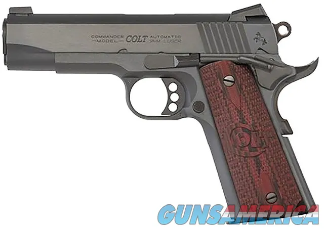 Colt Combat Commander 9mm 1911 4.25" Blued 9 Rds O4942XE