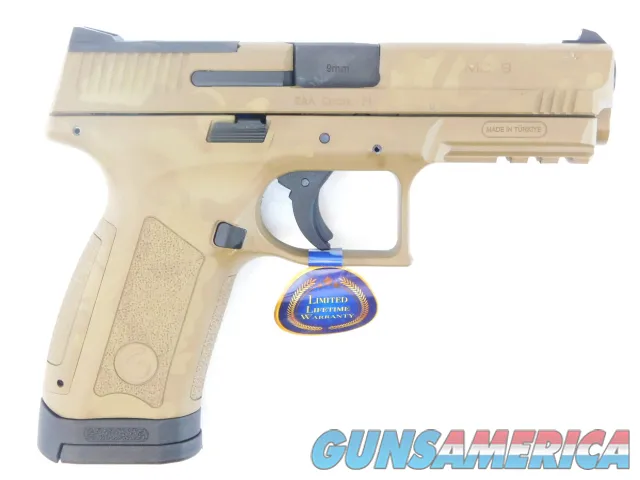 EAA Girsan MC9 OR Trade Show Gun 9mm 4.2" Barret Brown Camo 17 Rds Z390362