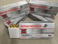 200 Rounds Winchester Super X 55 Gr PP .22-250 REM Img-1