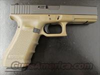 Glock 17 GEN4 4.48" 17 Round 9mm Luger OD Green Frame
