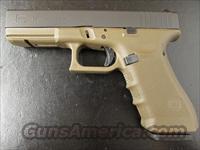 Glock 17 GEN4 4.48" 17 Round 9mm Luger OD Green Frame
