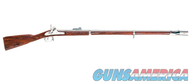 Chiappa 1842 Springfield Musket Rifled .69 Cal Percussion 42" White 910.005