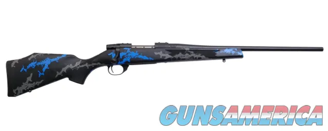 Weatherby Vanguard Synthetic Compact Blue .22-250 Rem 20" 5 Rds VYB222RR0O