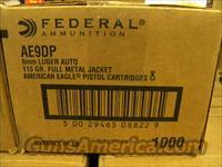 Federal American Eagle 9mm Luger 115Gr 1000 Rnds  Img-2