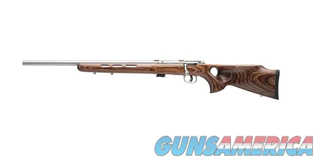 Savage Mark II BTVSS Left Hand .22 LR 21" Stainless 5 Rds Thumbhole 25795