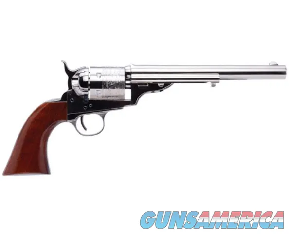 Cimarron 1872 Open Top Army .45 LC 7.5" Nickel 6 Rds CA916N00