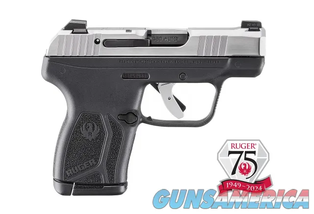 Ruger LCP MAX 75th Anniversary Model .380 ACP 2.8" Black / SS 10 Rds 13775