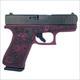 Glock G43X Black Cherry and Paisley 9mm 3.41" 10 Rds GLPX4350201BCFP