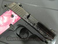 Sig Sauer P238 Engraved with Pink Pearl Grips .380 ACP 238-380-BSS-ESP Img-5
