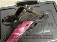 Sig Sauer P238 Engraved with Pink Pearl Grips .380 ACP 238-380-BSS-ESP Img-7