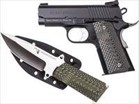 Magnum Research DE 1911 Undercover 9mm w/Knife 3" Black DE1911U9-K 