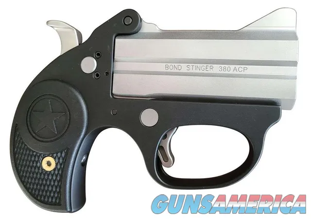 Bond Arms Stinger .380 ACP 3" Matte Stainless / Black Derringer BASL380