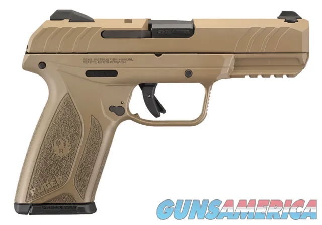 Ruger Security-9 Coyote Brown Cerakote 9mm Luger 4" 15 Rounds 3826