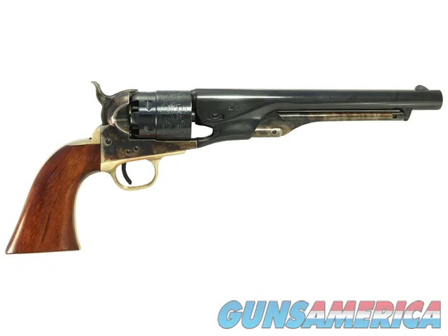 Uberti 1860 Brass Army Revolver .44 Caliber 8" CH Walnut 340480