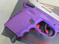 SCCY CPX-1 DAO 3.1 Stainless / Purple 9mm CPX1TTPU  Img-4