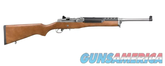 Ruger Mini Thirty Rifle 7.62x39mm 18.5" Stainless 5 Rds Hardwood 5804