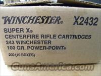 200 Round Case of Winchester 100 Grain .243 Winchester Power-Point Img-2
