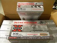 200 Round Case of Winchester 150 Grain .308 Winchester Power-Point Img-1