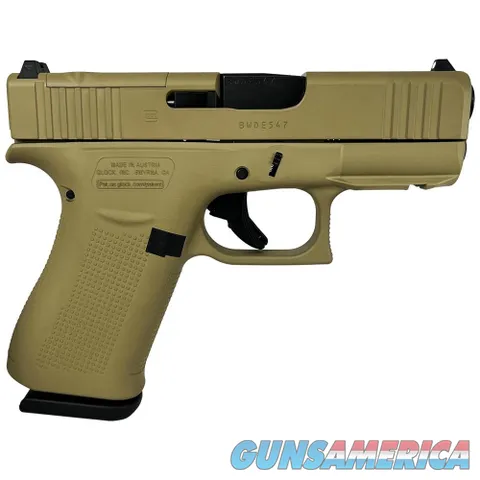 Glock G43X MOS Custom FDE 9mm Luger 3.41" 10 Rds GLPX4350201FRMOSFDE