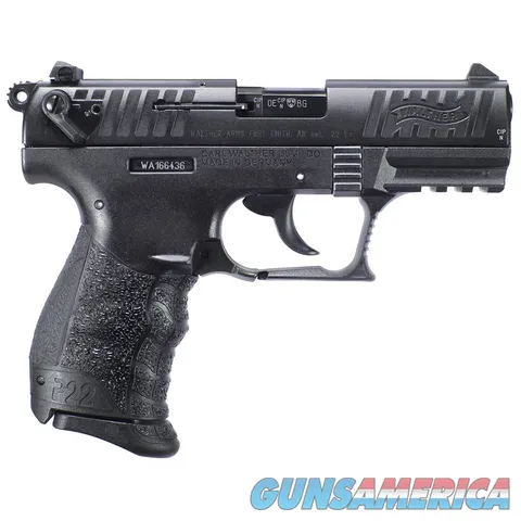 Walther P22 Q .22 LR 3.42" 10 Rounds Black 512.07.00