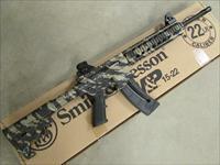 Smith & Wesson M&P15-22 Tan and Black 16.5 Threaded BBL .22 LR Img-1